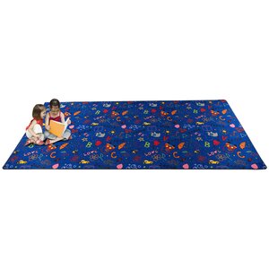 Playtime Doodle Blue Area Rug