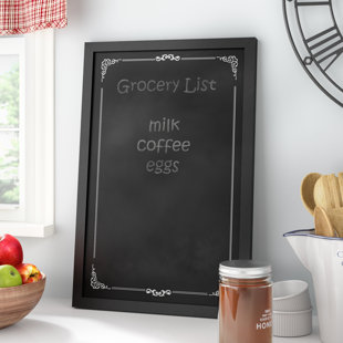 Kitchen Magnetic Chalkboard Wayfair Magnetic Wall Mounted Chalkboard