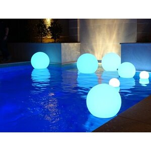 Cordless Decorative 1 Light LED Poolside and Floating Light