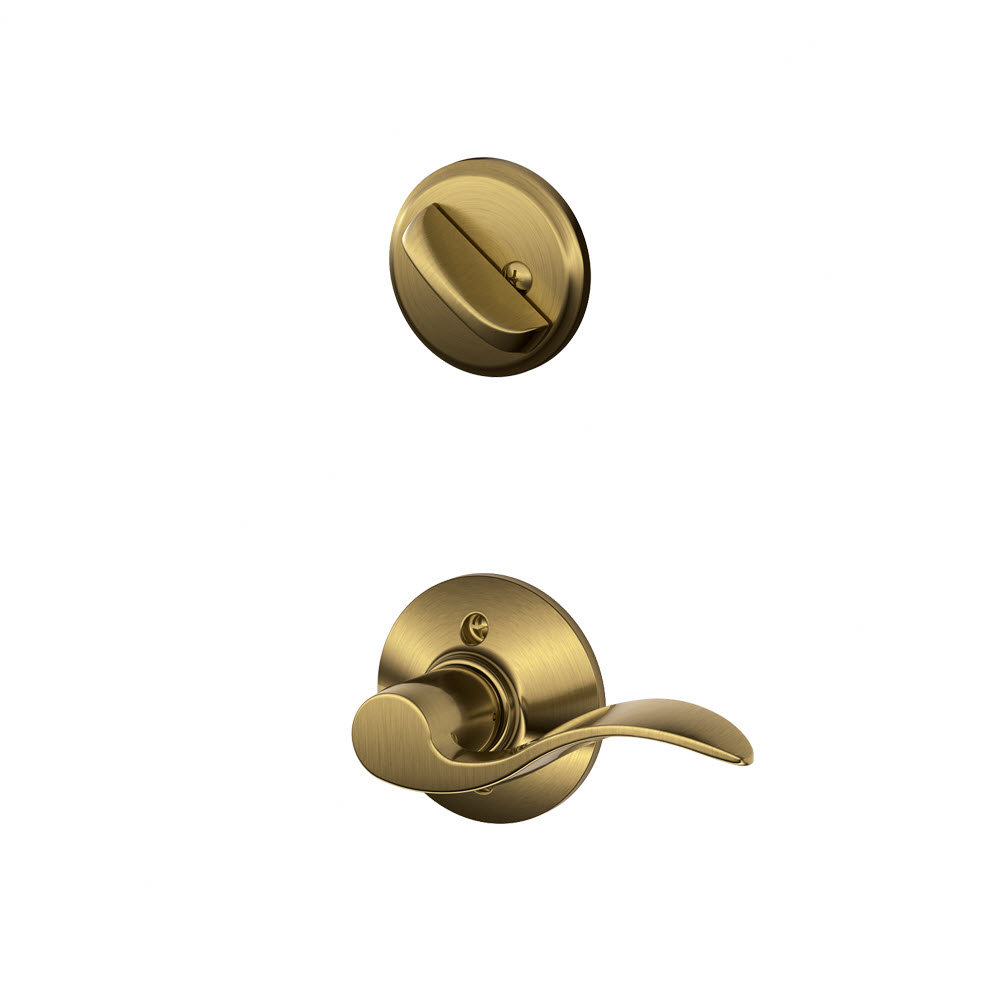 Schlage Accent Single Cylinder Interior Lever Set Exterior Portion Sold Separately Reviews Wayfair