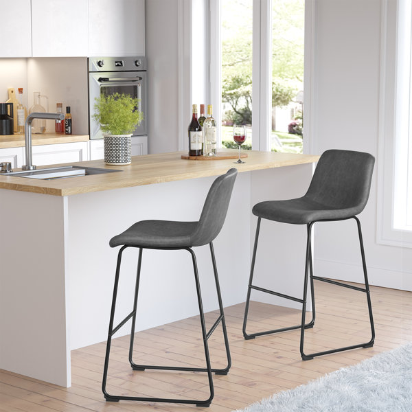 Comfortable Wide Seat Bar Stools Wayfair Ca