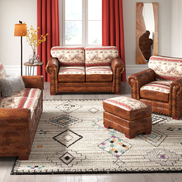 Wooden Sofa Set Wayfair
