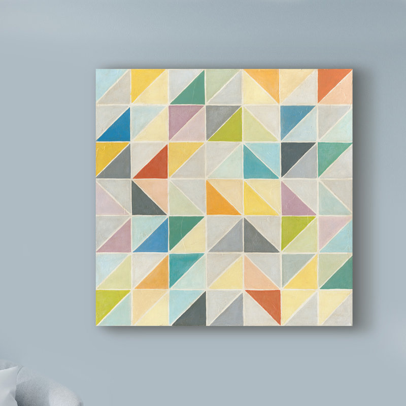Ebern Designs Non Embellished Multifaceted I Acrylic Painting