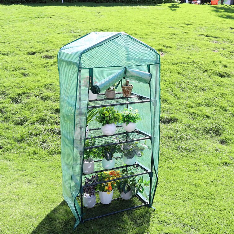 Portable Mini Greenhouse PE Cover Garden Plants Green House For Indoor Outdoor 