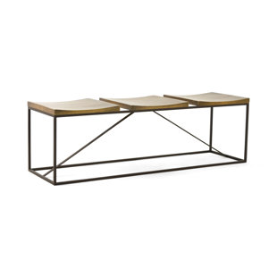 Go to store & view more images Brayden Studio Plattsburg Wood Bench