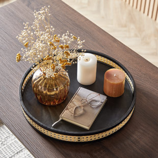 Leather/Faux Leather Serving Trays You'll Love | Wayfair.co.uk