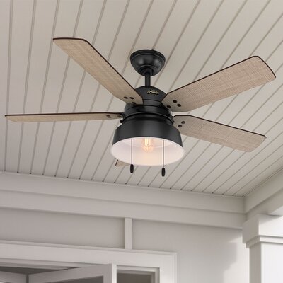 Hunter Fan 52 Inch Mill Valley 5 Blade Outdoor Ceiling Fan