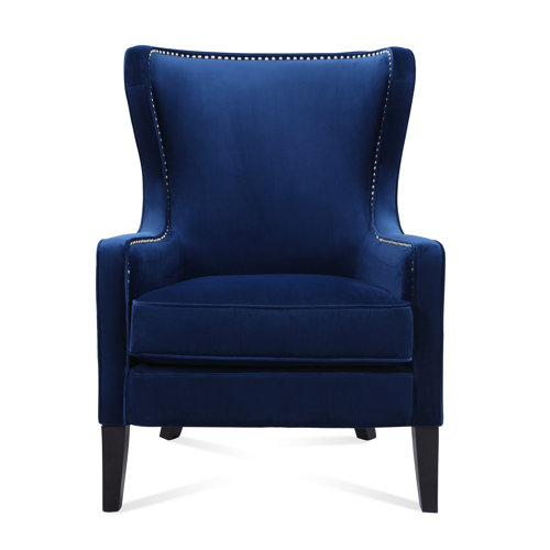 Orson Armchair Julian Joseph Upholstery Colour: Blue