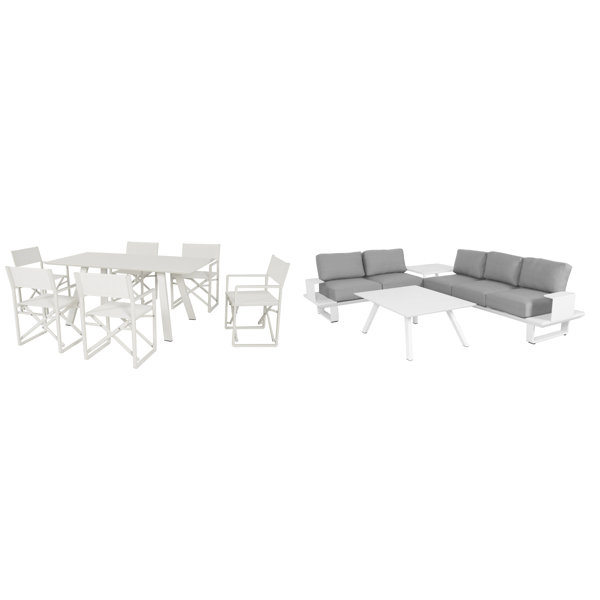 Bevan 10 Piece Complete Patio Set With Cushions Allmodern