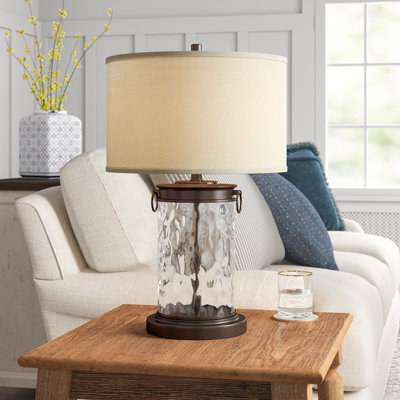 Ranchester Bronze/Clear Table Lamp