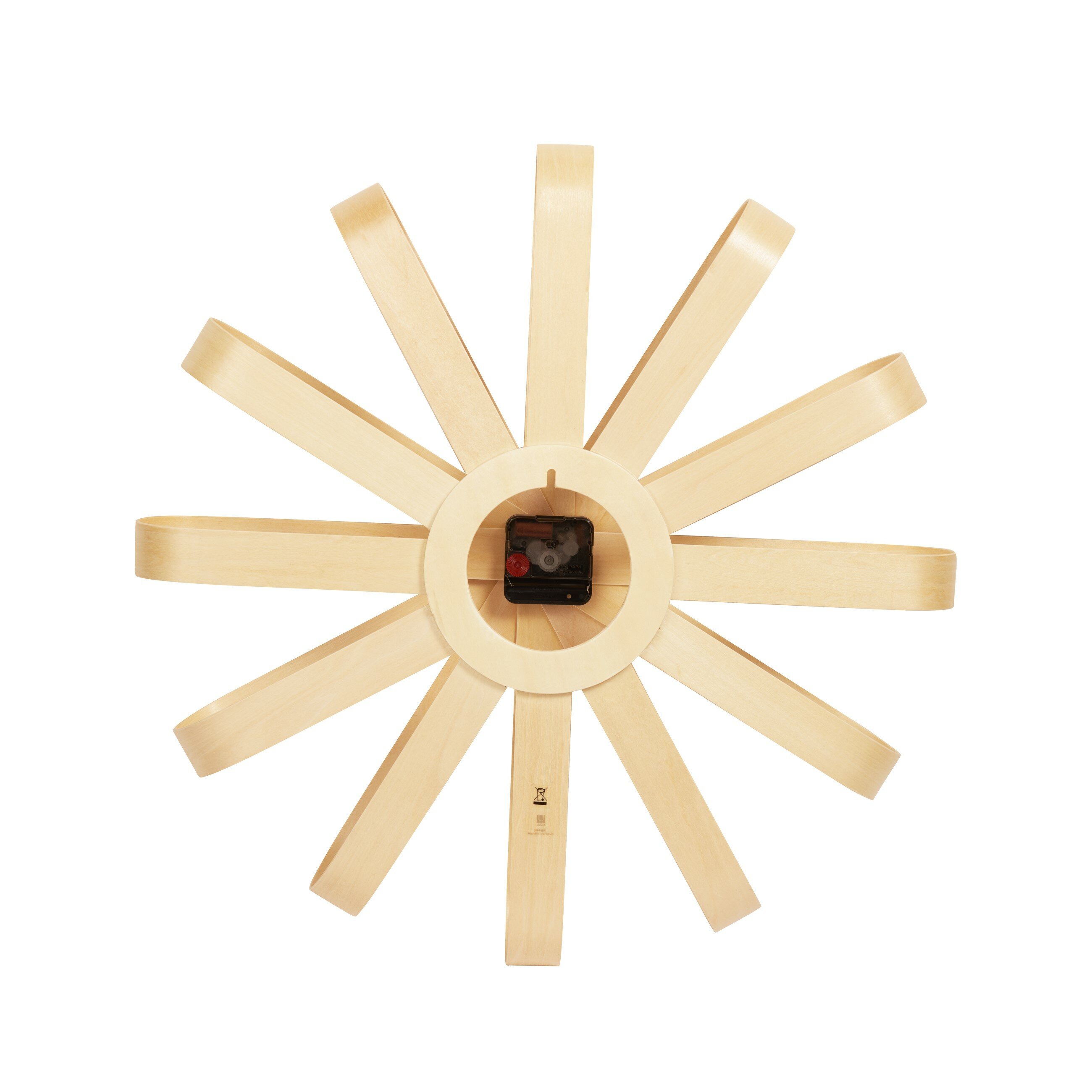 Ribbonwood Wall Clock Reviews Allmodern