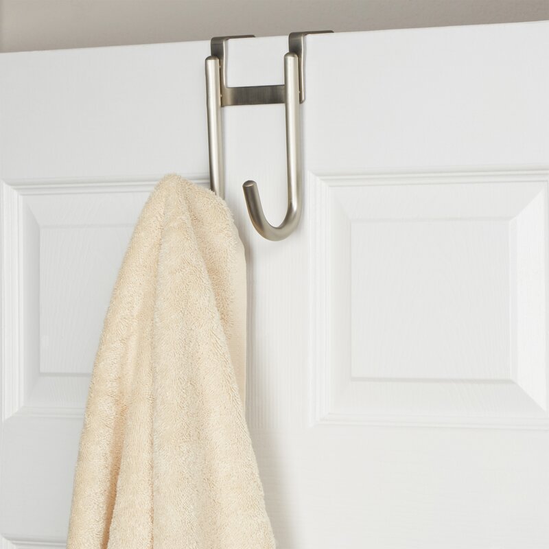 Wayfair Basics Over-the-Door Double Wall Hook & Reviews | Wayfair