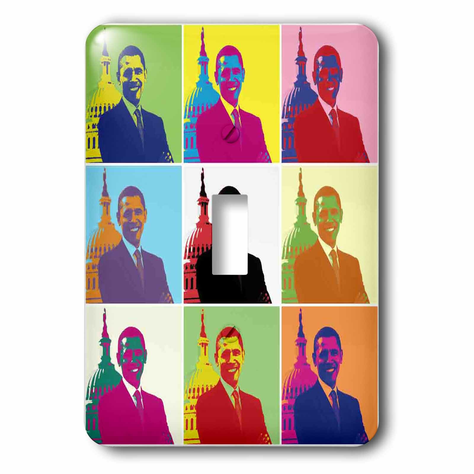 3drose President Barack Obama Pop Art 1 Gang Toggle Light Switch Wall Plate Wayfair