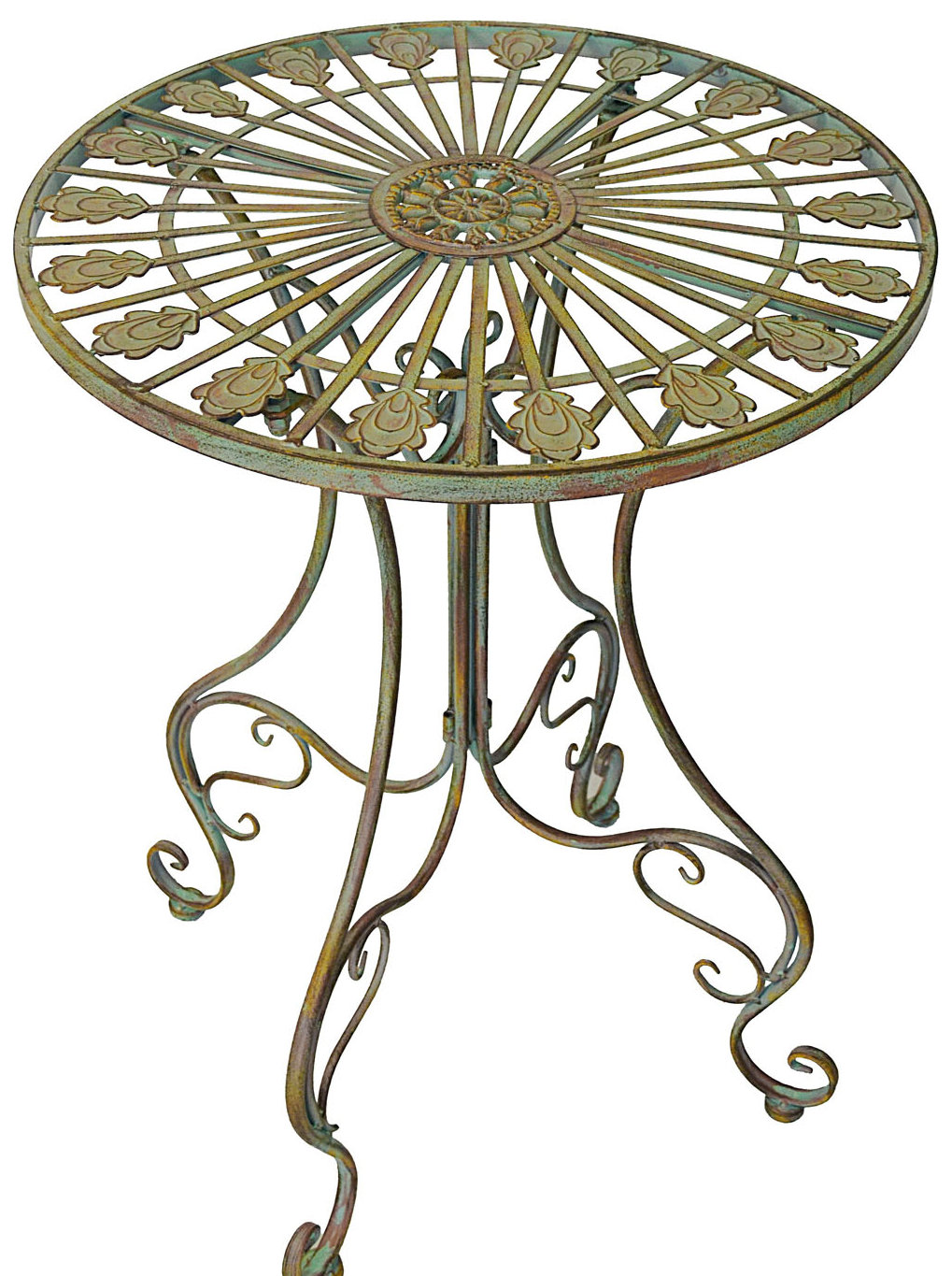 Fleur De Lis Living Culbreath Metal Outdoor Bistro Table & Reviews