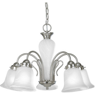 Go to store & view more images Othello 5-Light Shaded Chandelier by Red Barrel Studio