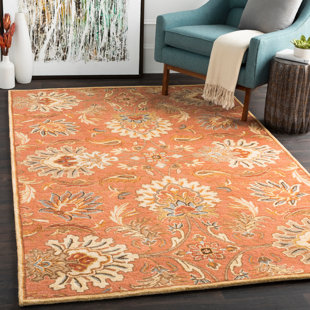 Farmhouse Rustic Orange Runner Rugs Birch Lane