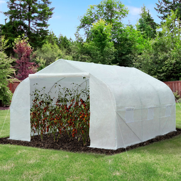 W x 75 in H Green House Cover Only L x 19 in Worth Garden 5 Tier PE Mini Greenhouse Replacement Green Cover Waterproof Tarp fit for 27 in