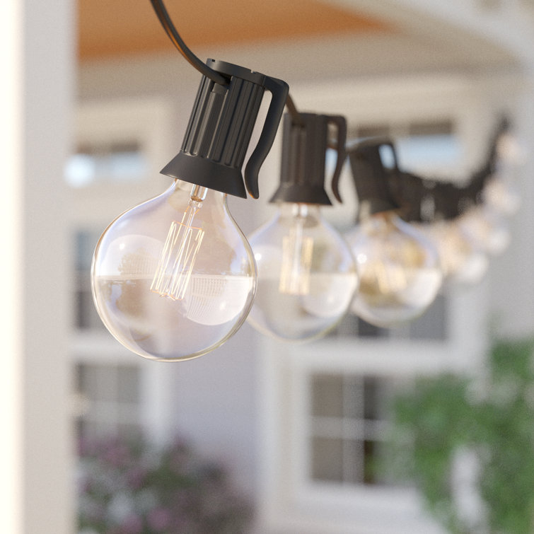 Blairsden+100%27%27+Outdoor+100+ +Bulb+Globe+String+Light