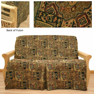 Bombay Box Cushion Futon Slipcover by Easy Fit No Copoun