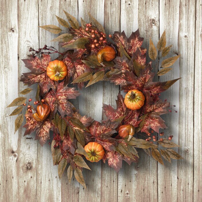 thanksgiving fall wreaths for the front door