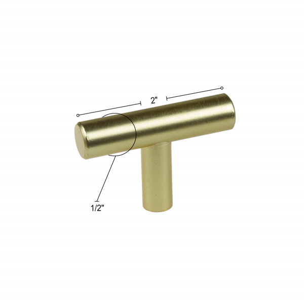 KNOB SMOOTH 0.125 METAL Pack of 5