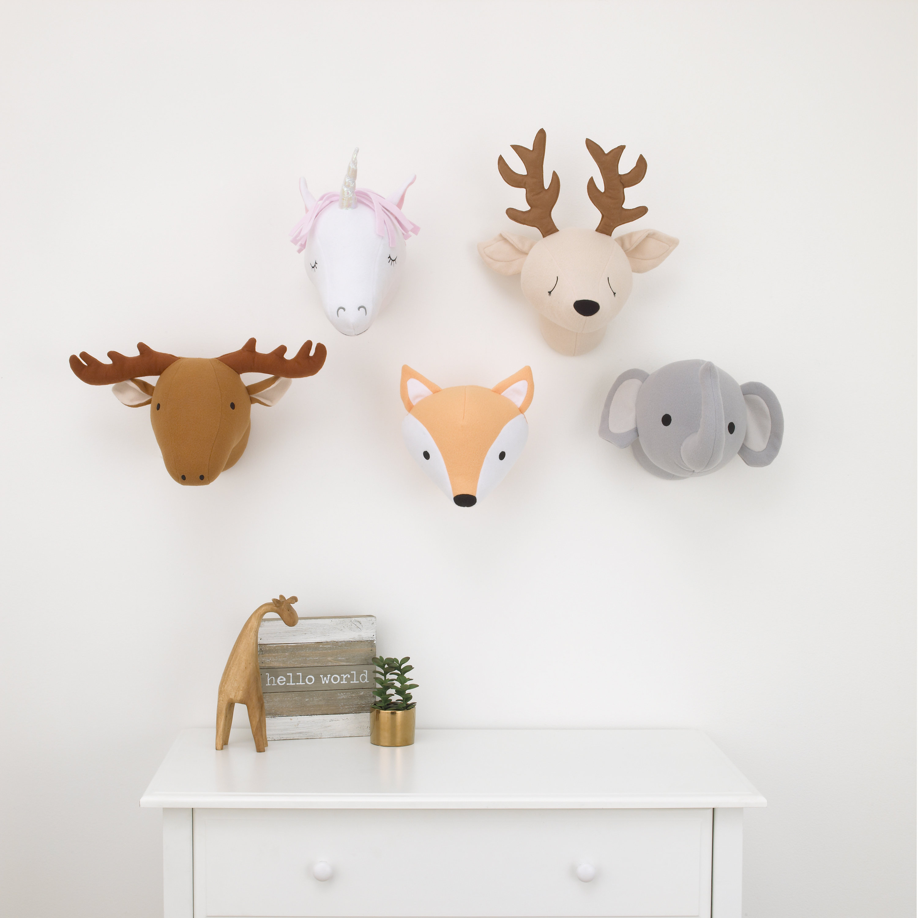 faux taxidermy nursery