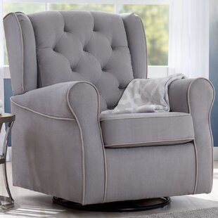 gray nursery chair