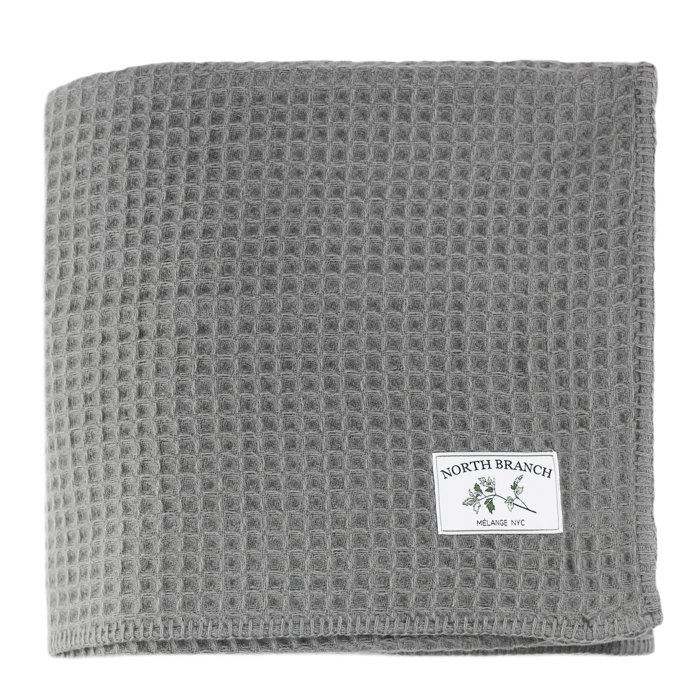 Waffle Weave Wool Throw Waffle Weave Wool Throw