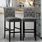 Sanuary 42 Bar Stool (Set of 2) by Charlton Home®