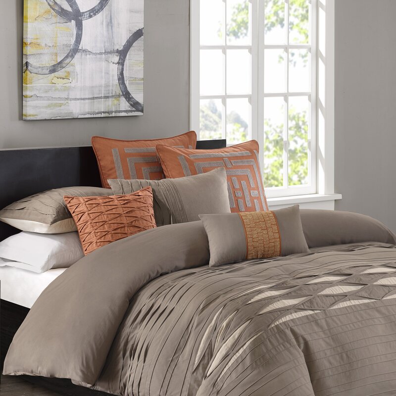 N Natori Nara Duvet Cover Set Reviews Wayfair