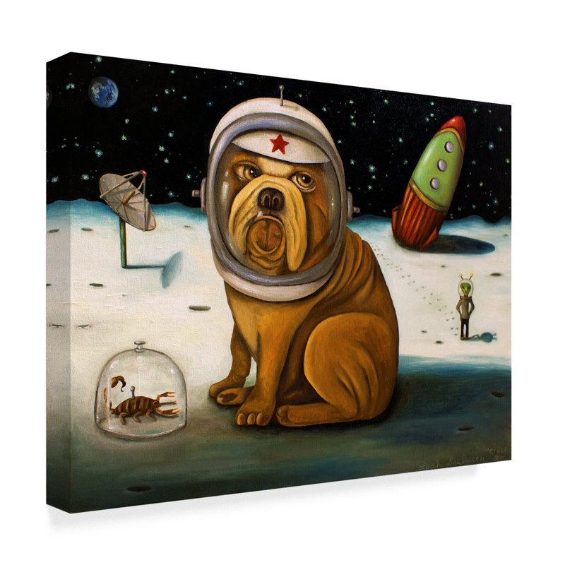 Winston Porter Space Crash Acrylic Painting Print On Wrapped