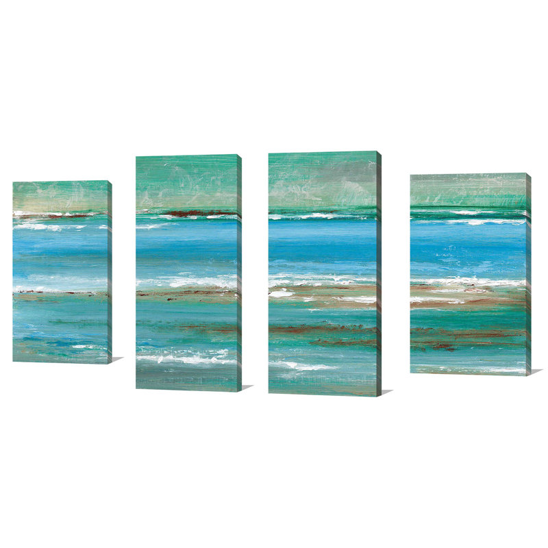 Highland Dunes Tidal Pool Ii Acrylic Painting Print Multi Piece