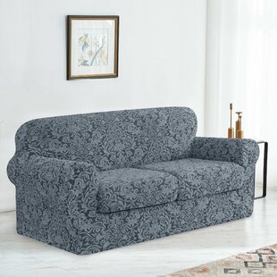 4 Slipcover Fasteners, Black DIFEN Sofa Couch Loveseat Chair Covers 1-Piece Polyester Spandex Fabric Slipcover Fasterner