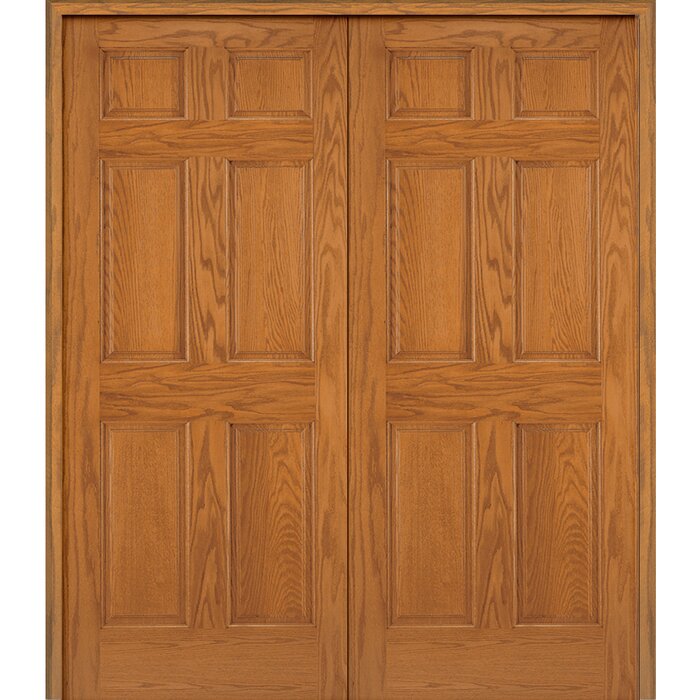 Paneled Solid Manufactured Wood Unfinished Stile And Rail Standard Door