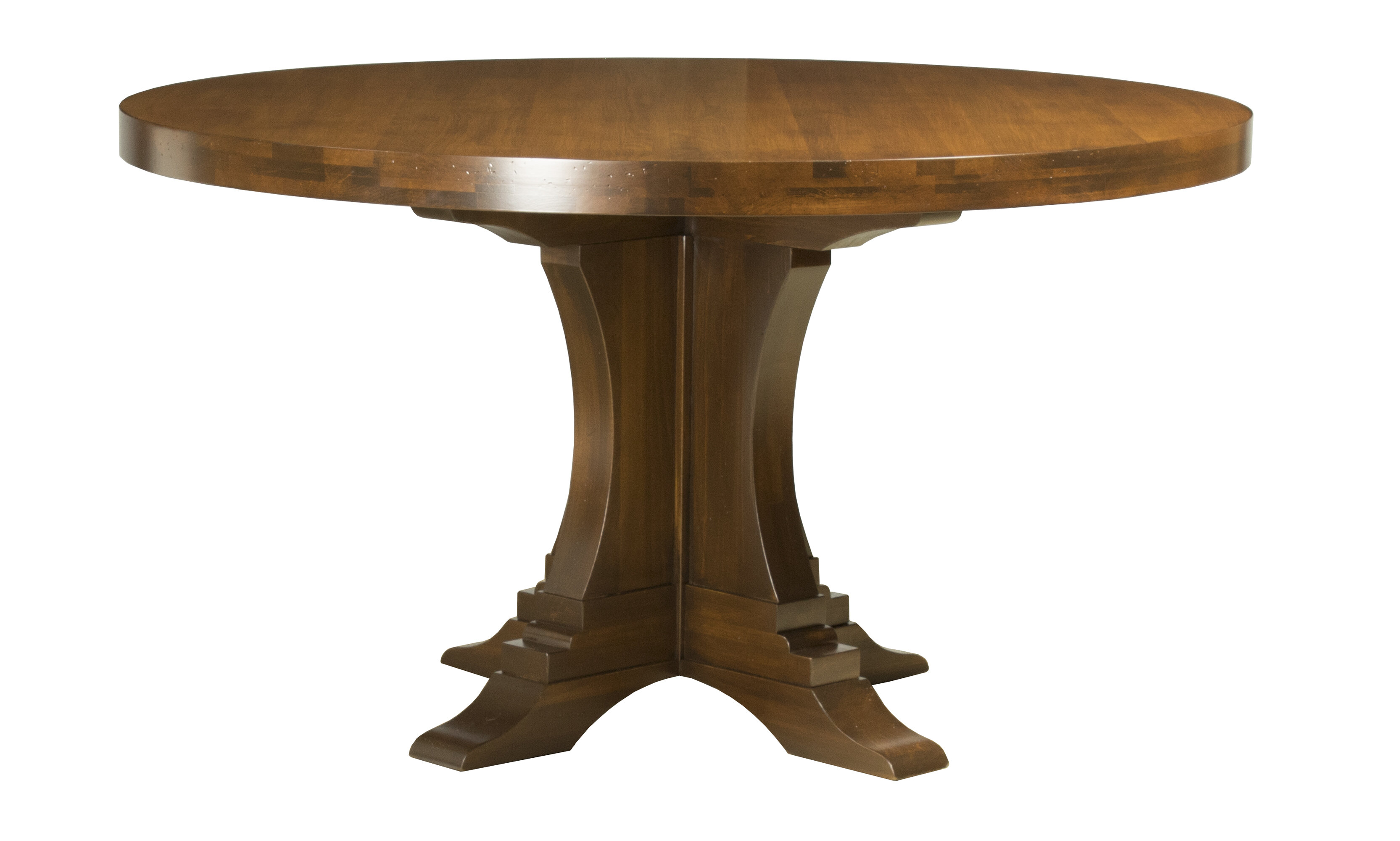 maple pedestal dining table