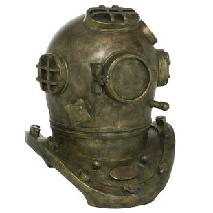 Diving Helmet Nautical Hampton Clock In Solid Polished Copper Brass Finish MK-V 