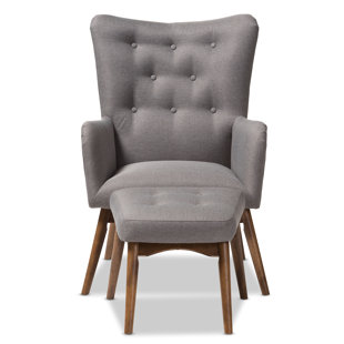 Go to store & view more images George Oliver Centreville Lounge Chair and Ottoman