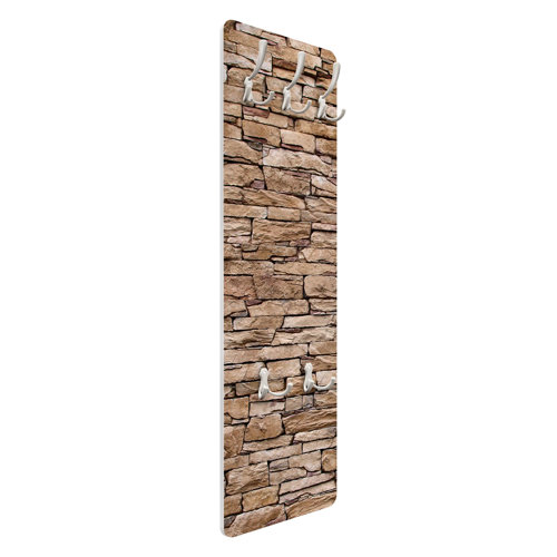 Crete Stonewall Wall Mounted Coat Rack Symple Stuff