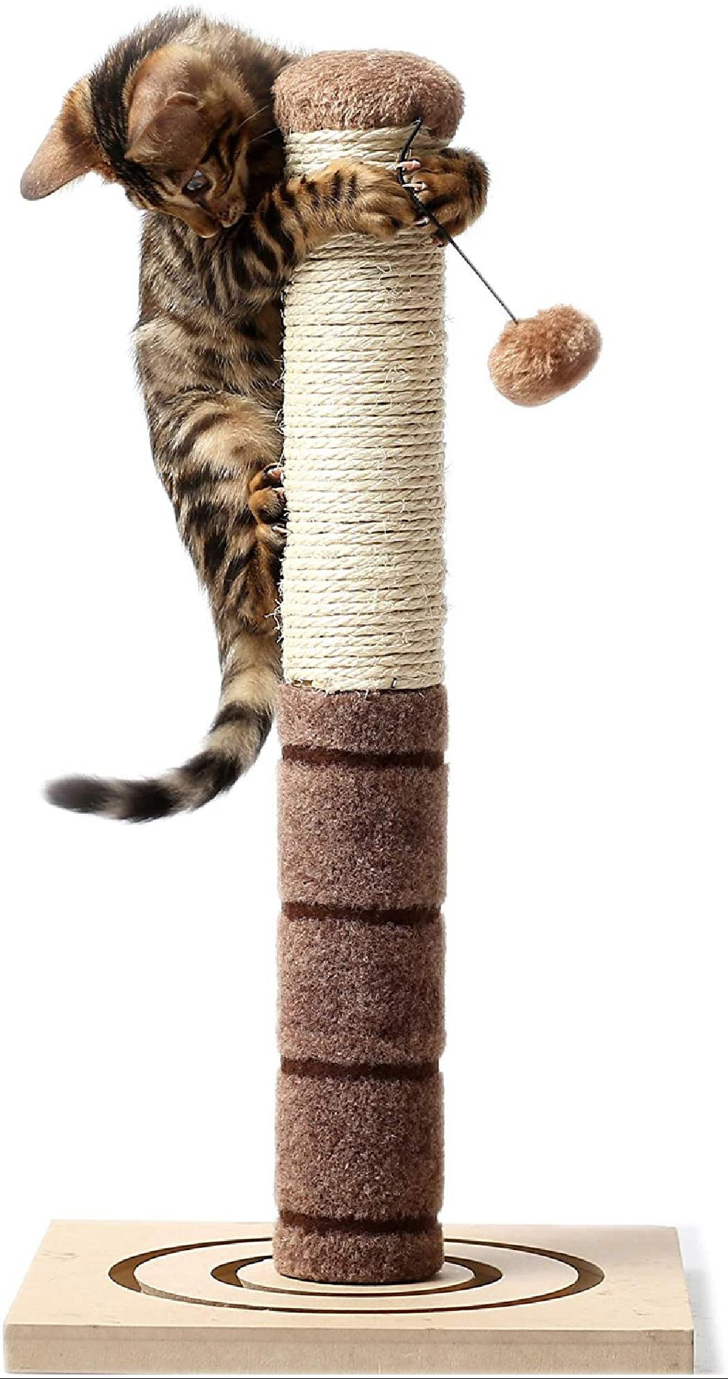 tall carpet scratching post