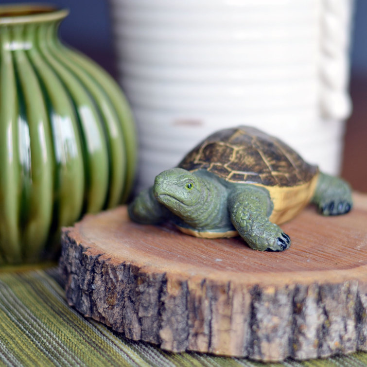 Alcott Hill Bonview Baby Toby Turtle Outdoor Garden Statue Reviews Wayfair