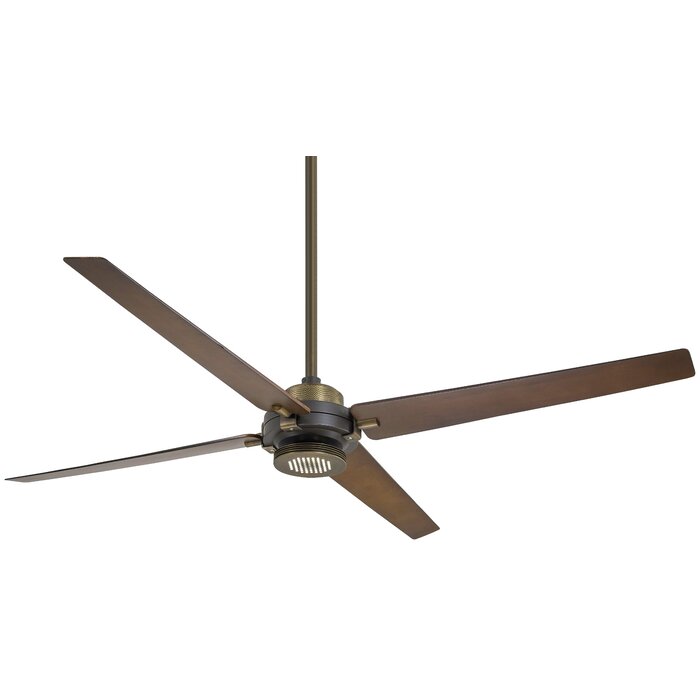 60 Spectre 4 Blade Led Ceiling Fan With Remote Light Kit Included