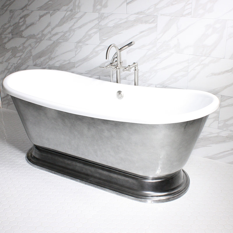 The Tub Studio Christoforo Freestanding Soaking Bathtub Perigold