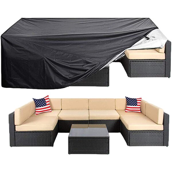 Details about  /  2PCS Patio Chair Covers Deep Seat Cover 600D Waterproof Outdoor Furniture Cover