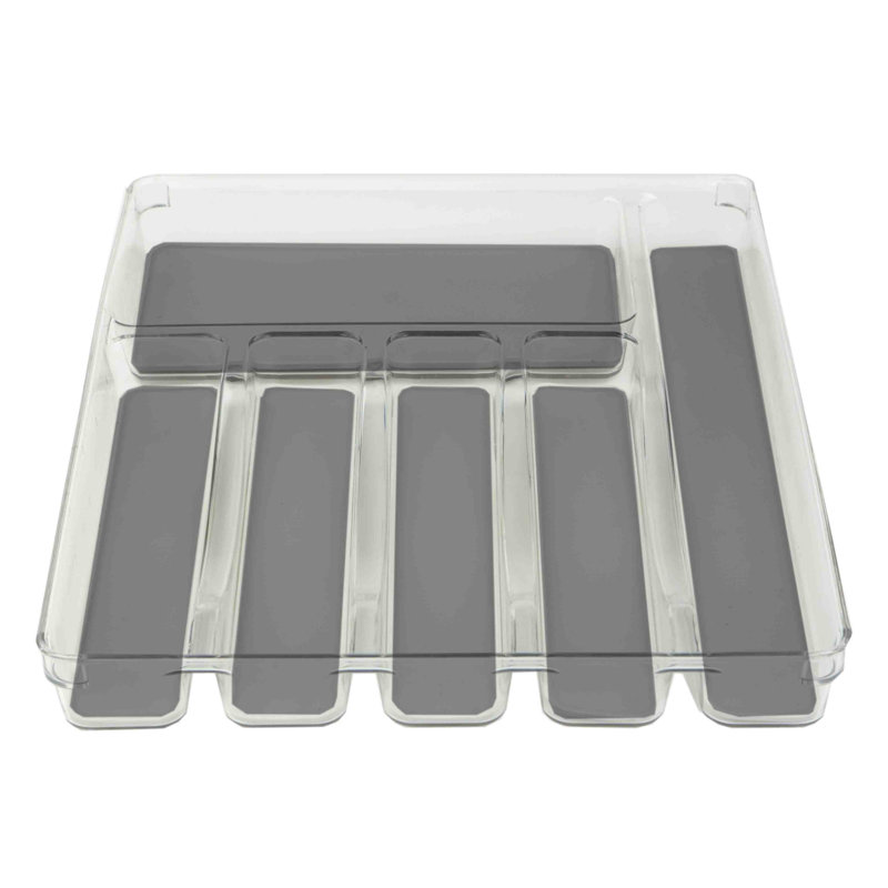 Home Basics Plastic With Rubber Liner 1 87 X 15 87 X 12 87