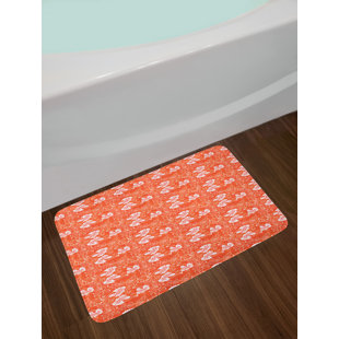 Burnt Orange Bathroom Rugs Wayfair Burnt Orange Bath Rug