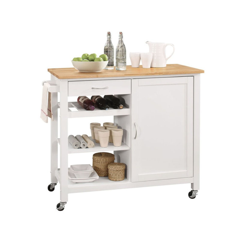 Charlton Home Tamsin Kitchen Cart Wayfair