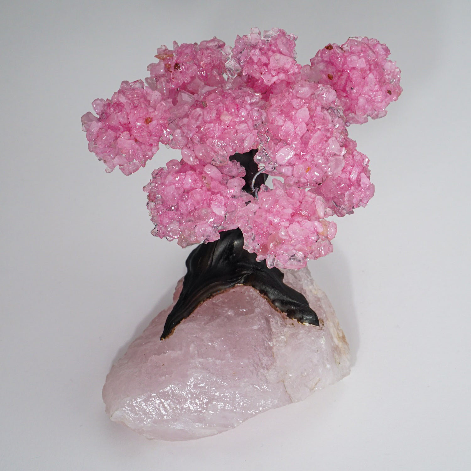 Astro Gallery of Gems Medium - Genuine Rose Quartz Clustered Gemstone ...