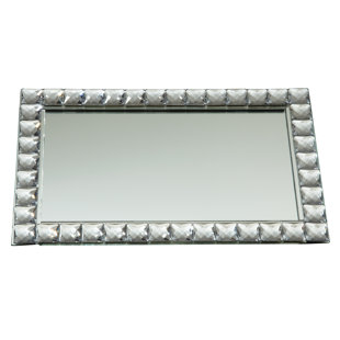 flat mirror tray