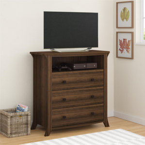 Plumville 3 Drawer Media Chest by Darby Home Co