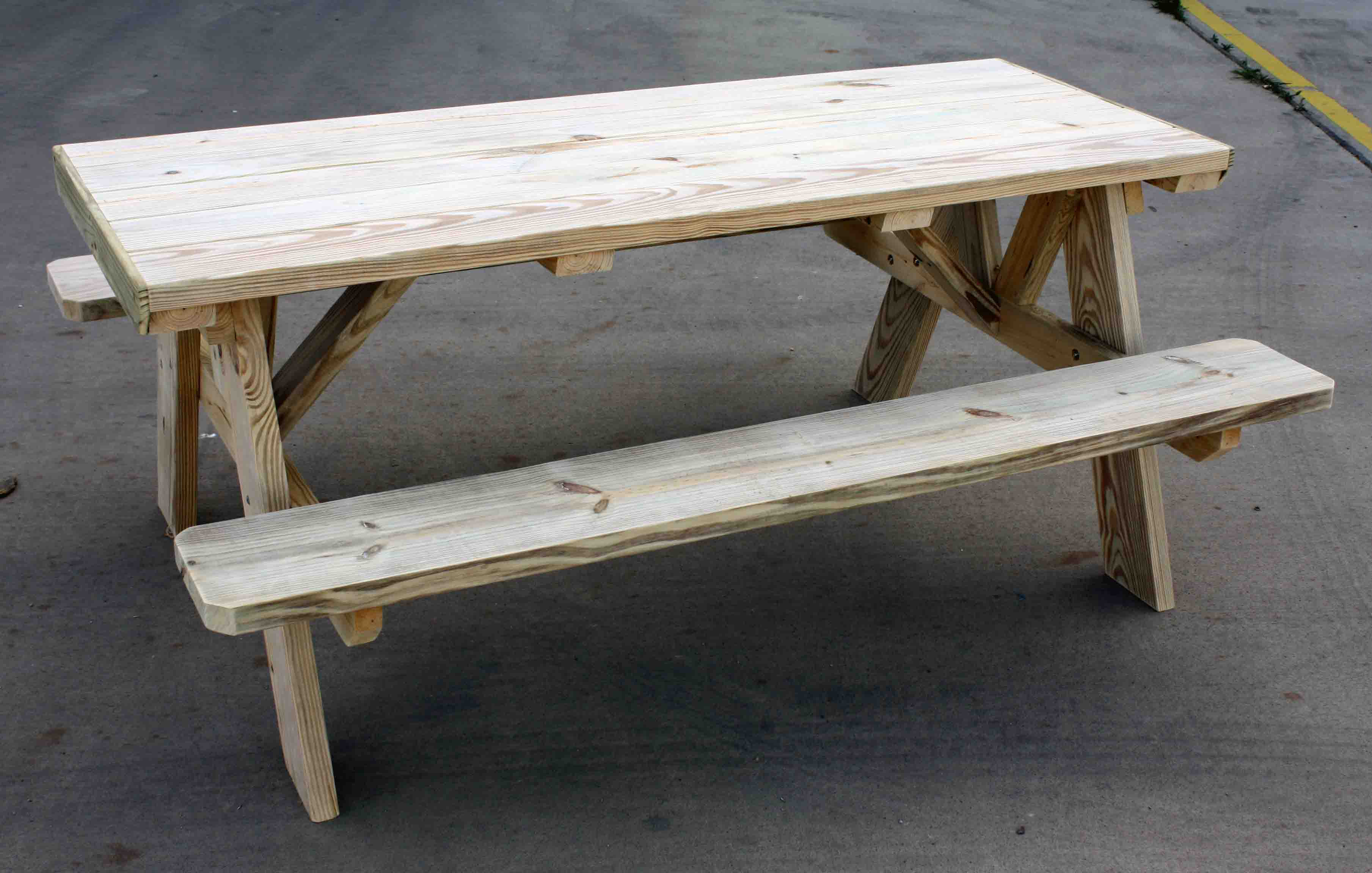 Cedarcreekwoodshop Solid Wood Picnic Table Wayfair